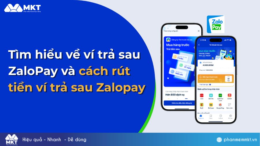 Cách rút tiền ví trả sau Zalopay