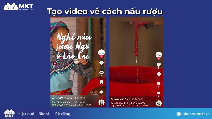Kinh doanh rượu quê qua kênh TikTok