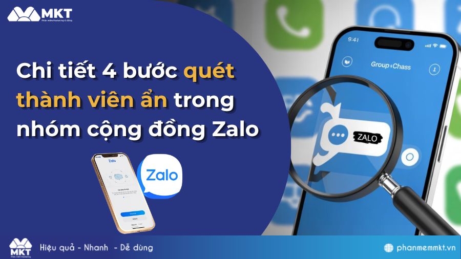 Quét thành viên ẩn trong nhóm cộng đồng Zalo