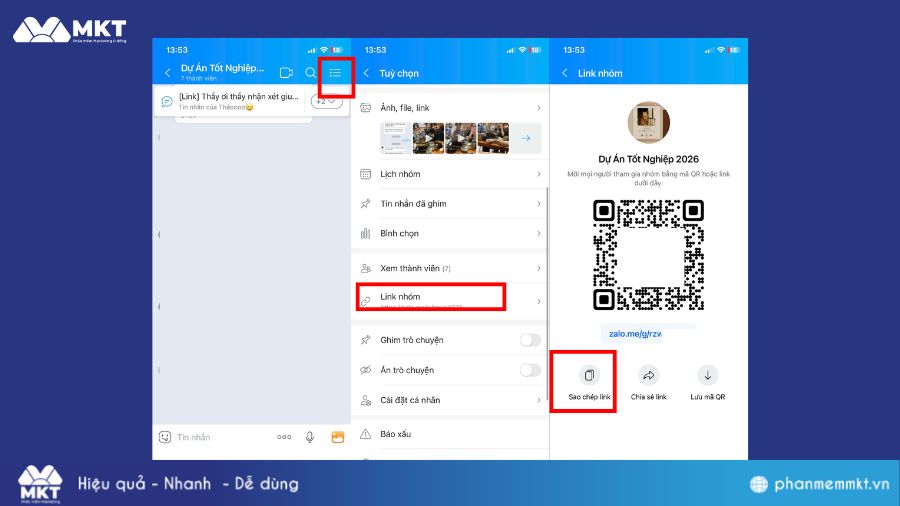 Hướng dẫn chi tiết cách rút gọn link Zalo nhóm