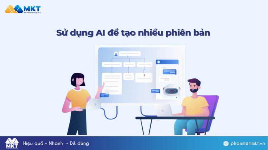 Sử dụng AI để tạo nhiều phiên bản 