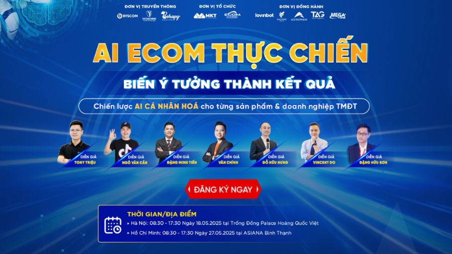 Sự kiện AI ECOM THỰC CHIẾN Sự kiện AI ECOM THỰC CHIẾN