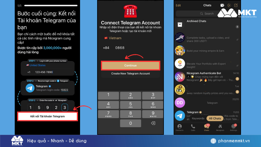 Cách dùng Telegram khi bị chặn tại Việt Nam đơn giản