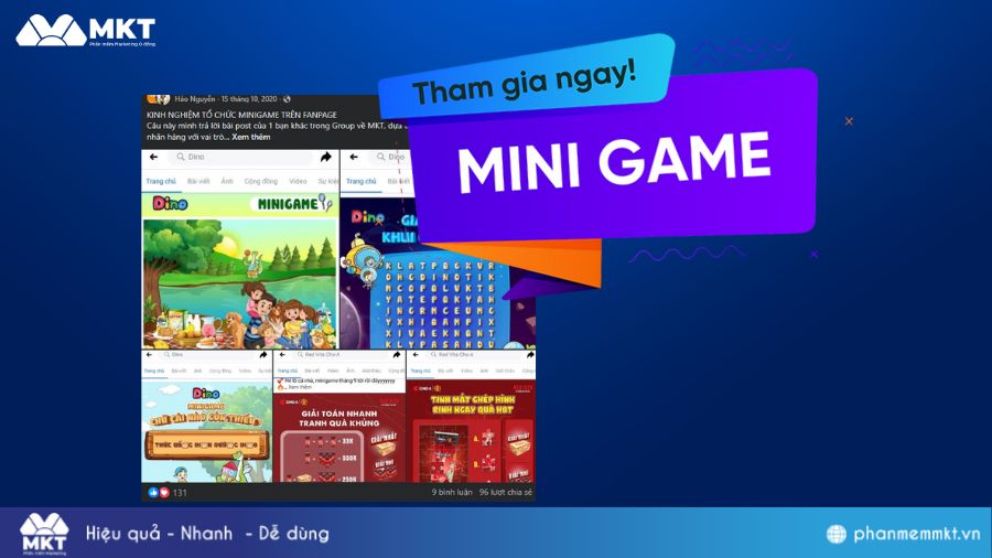 Tổ chức minigame trên Facebook 