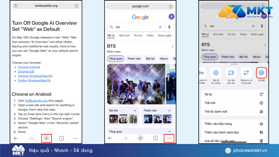 Hướng dẫn tắt AI Overview Google không cần cài thêm app
