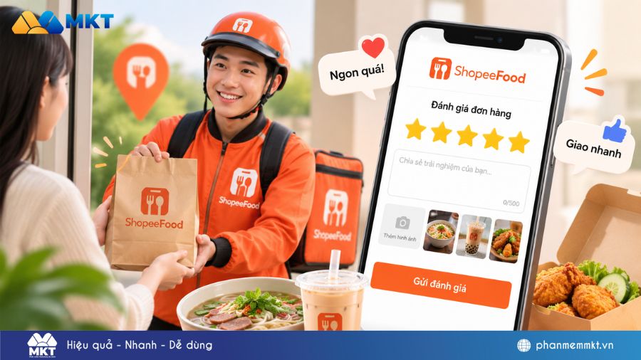 Tổng hợp 200+ mẫu câu đánh giá sản phẩm Shopee hay, đủ 50 ký tự 4 Mẫu câu đánh giá sản phẩm Shopee Food hay