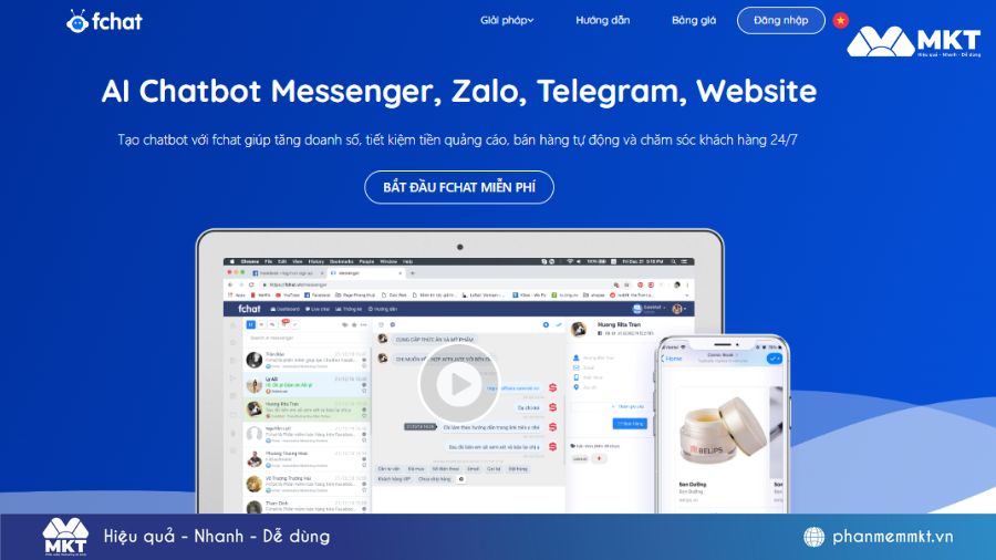 phần mềm quản lý tin nhắn Zalo
