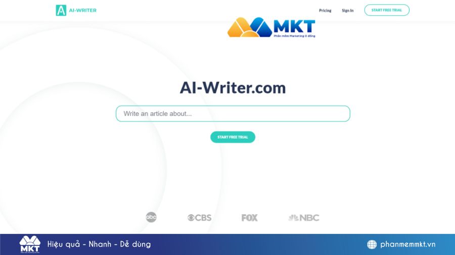 Phần mềm viết kịch bản với AI Writer Phần mềm viết kịch bản