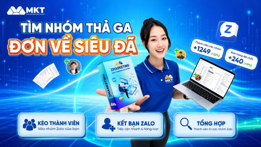 Hướng dẫn 4 bước quét thành viên ẩn trong nhóm cộng đồng Zalo 2 Các tính năng nổi bật của ZMarketing