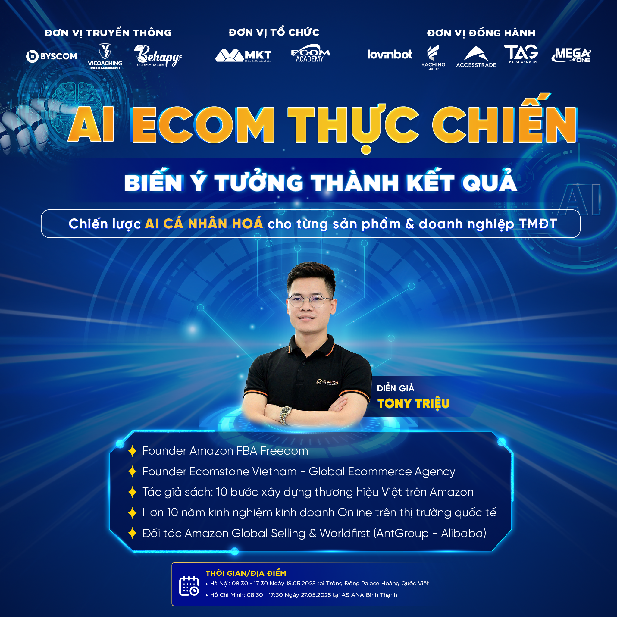 Mr. Tony Triệu – CEO Kaching Group | Founder Amazon FBA Freedom