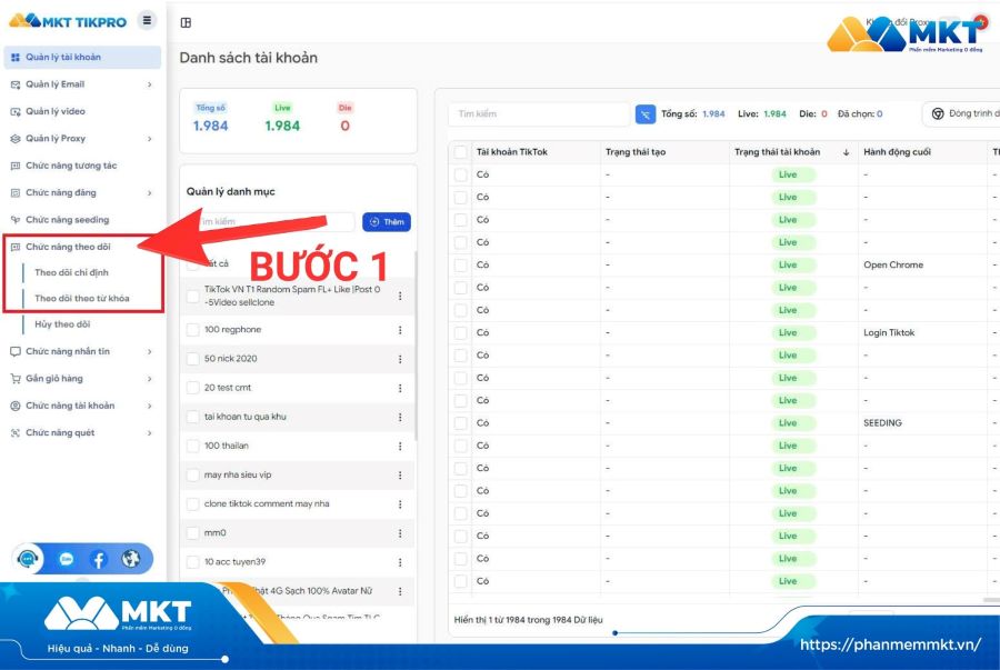 Tạo kịch bản hack follow TikTok