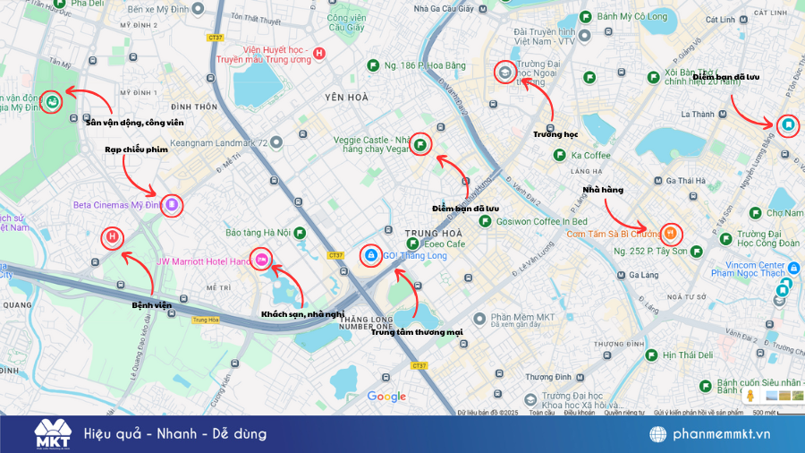 Ý nghĩa màu sắc trên Google Maps là gì?