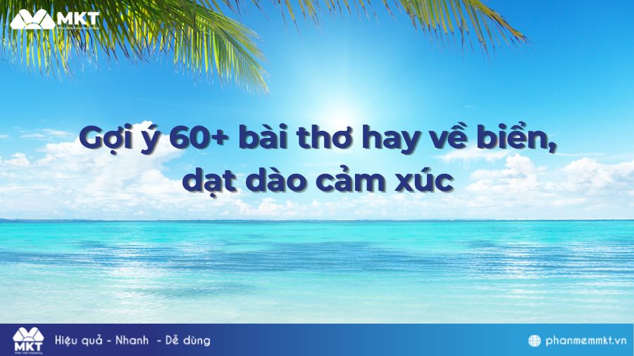 Bài thơ hay về biển