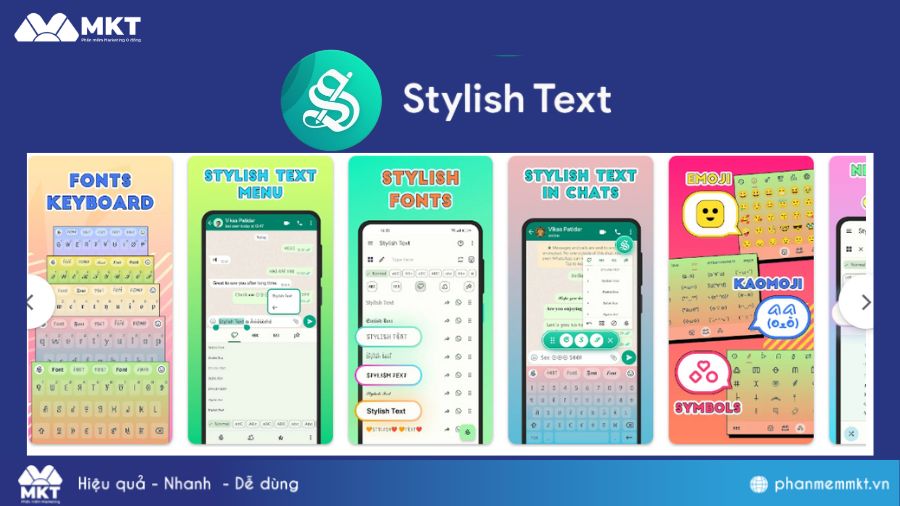 APP đổi front chữ trên Facebook - Stylish Text