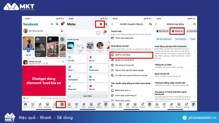 Cách xem lại ảnh đã xóa trên Facebook