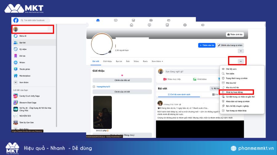 Hướng dẫn khôi phục bài viết đã xóa trên Facebook ở máy tính 