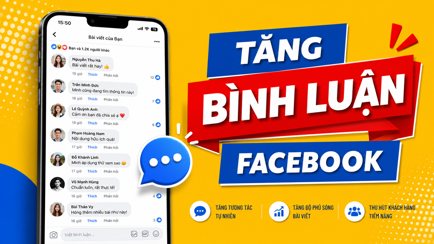 Tổng hợp 6 cách tăng comment Facebook thật, tự động MIỄN PHÍ 1 Cách tăng comment Facebook