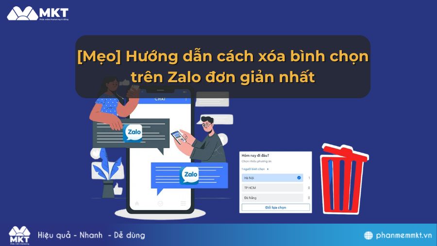 [Mẹo] Hướng dẫn cách xóa bình chọn trên Zalo đơn giản nhất