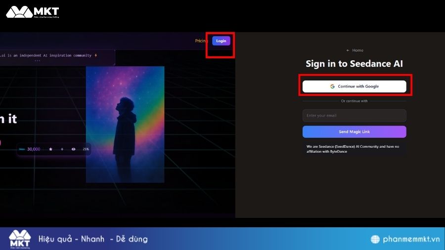 Hướng dẫn chi tiết cách đăng ký Seedance AI