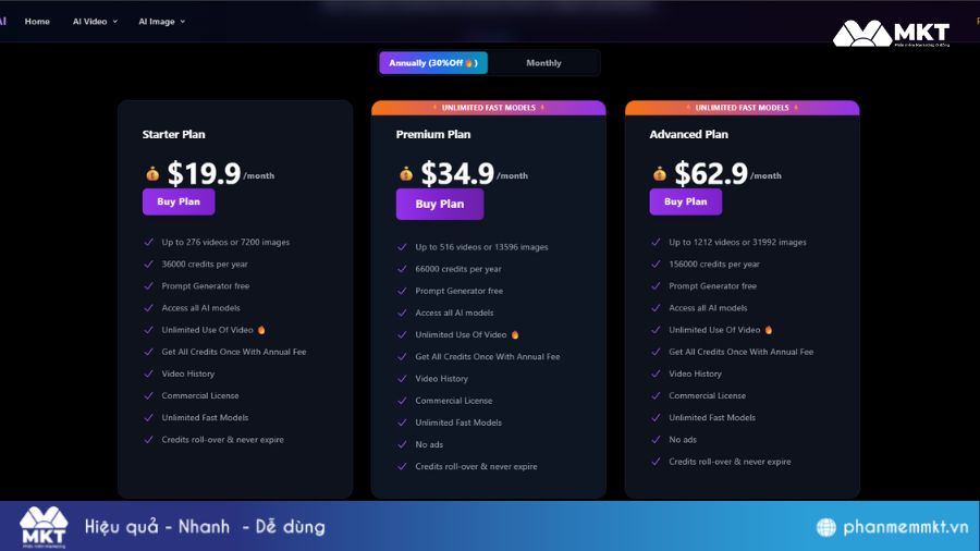 Seedance AI giá bao nhiêu?
