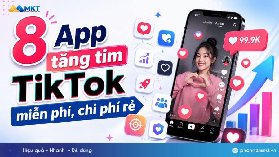 Tổng hợp 8 app tăng tim TikTok tự động và hiệu quả 2 Tổng hợp 8 app tăng tim TikTok tự động và hiệu quả