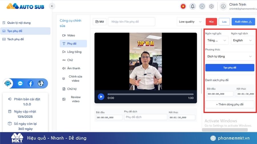 Autosub video