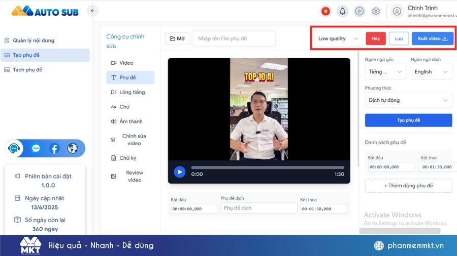 Autosub video