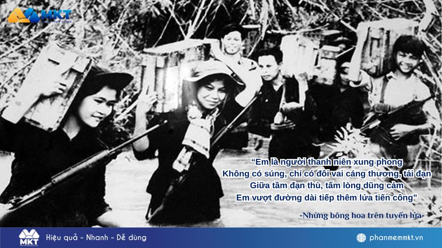 bài thơ về Thanh niên xung phong