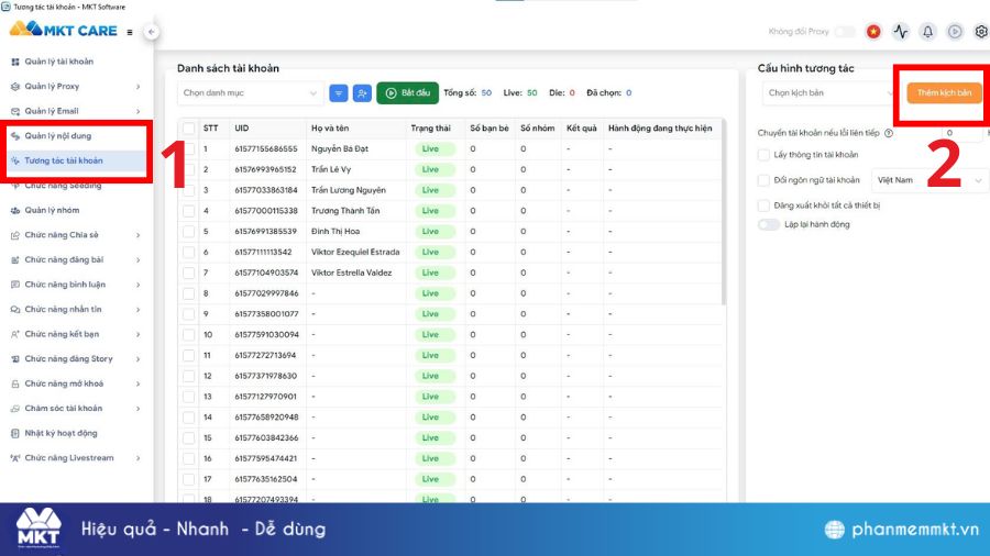 Cách buff like page, hack like fanpage Facebook cực hiệu quả 4 Tăng like Fanpage với MKT Care