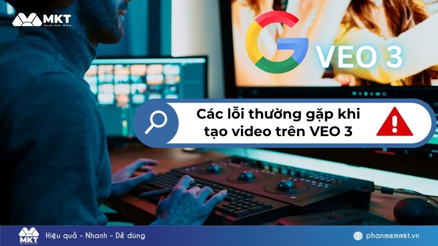 Các lỗi thường gặp khi tạo video trên veo 3