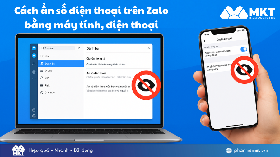 Cách ẩn số điện thoại trên Zalo bằng máy tính và điện thoại mới nhất