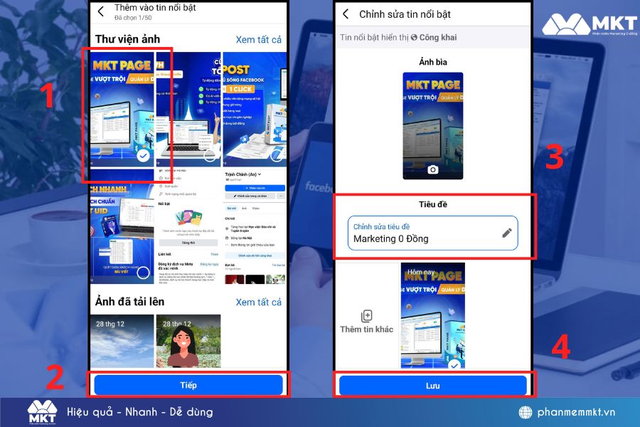 cách để ảnh nổi bật trên Facebook phiên bản mới