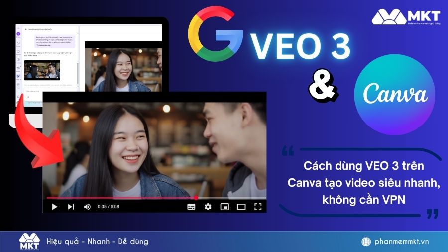 cách dùng VEO 3 trên Canva