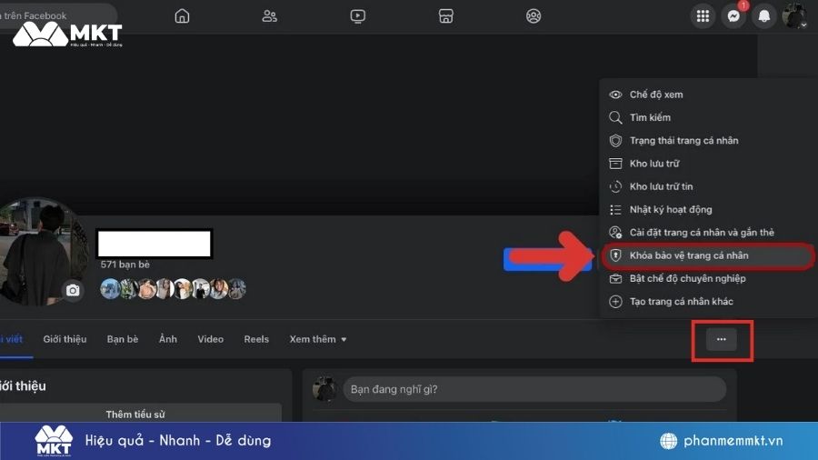 Cách khóa bảo vệ trang cá nhân Facebook