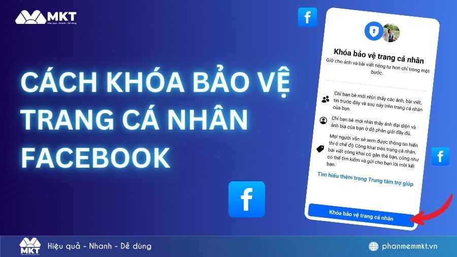 Cách khóa bảo vệ trang cá nhân Facebook mới nhất 2025