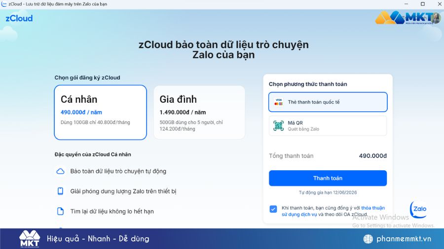 cách khôi phục ảnh đã xóa trên Zalo