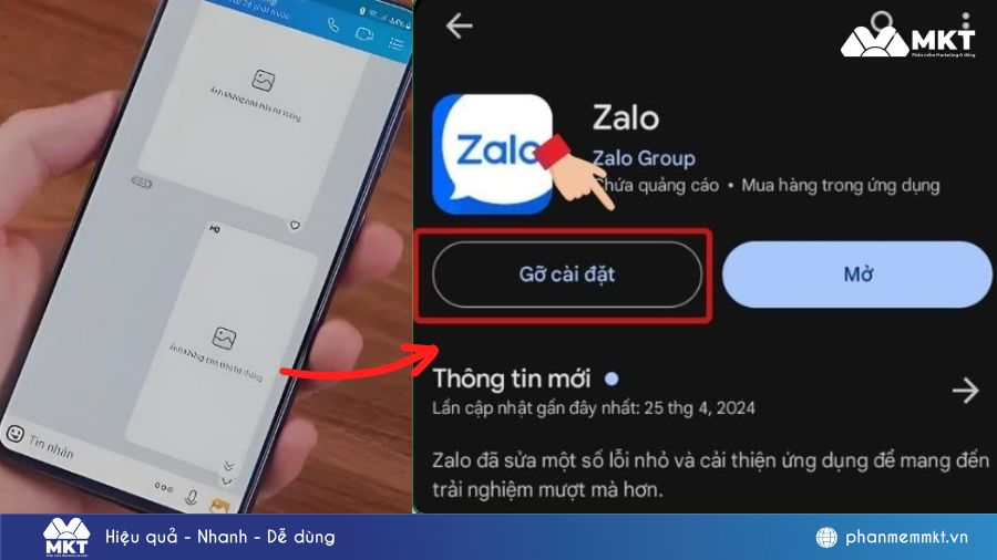 cách khôi phục ảnh đã xóa trên Zalo