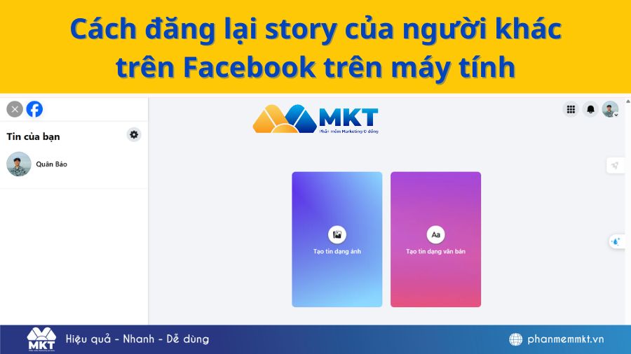 Cách đăng lại story của người khác trên Facebook trên máy tính Cách đăng lại story của người khác trên Facebook trên máy tính