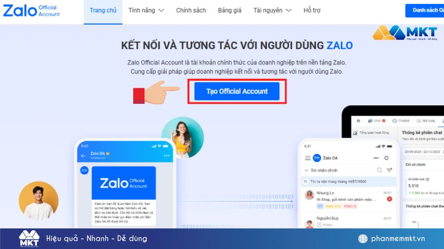 cách tạo chatbot trên Zalo