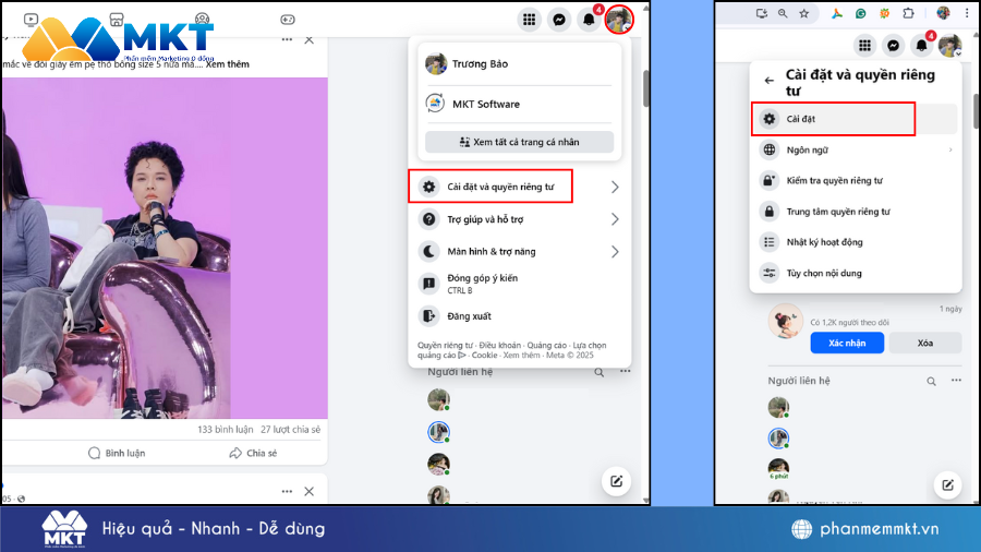 Cách thoát Facebook từ thiết bị khác trên máy tính