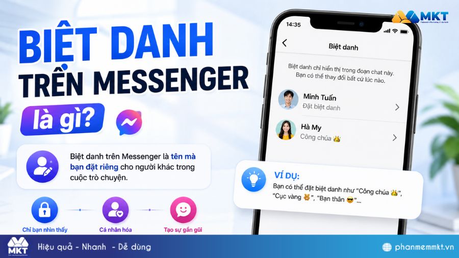 Hướng dẫn cách xóa biệt danh trên Messenger mà không bị phát hiện 1 Biệt danh trên Messenger là gì?