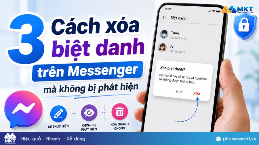 Hướng dẫn cách xóa biệt danh trên Messenger mà không bị phát hiện 1 Hướng dẫn cách xóa biệt danh trên Messenger mà không bị phát hiện