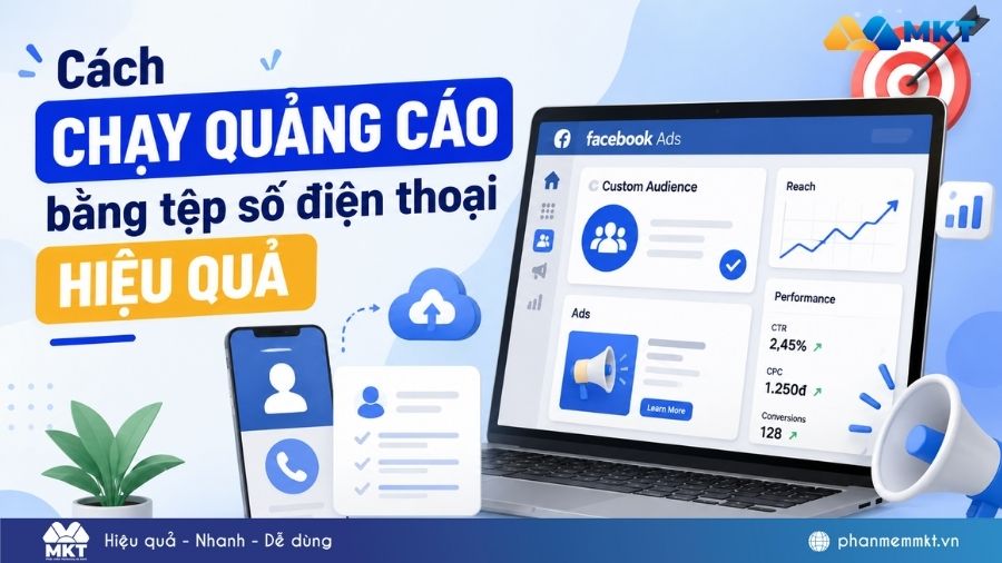 Cách chạy quảng cáo bằng tệp số điện thoại chi tiết từ A-Z, đúng chính sách 2026 3 Hướng dẫn cách chạy quảng cáo từ tệp số điện thoại