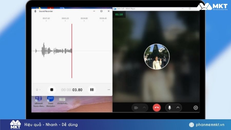 ghi âm cuộc gọi Zalo