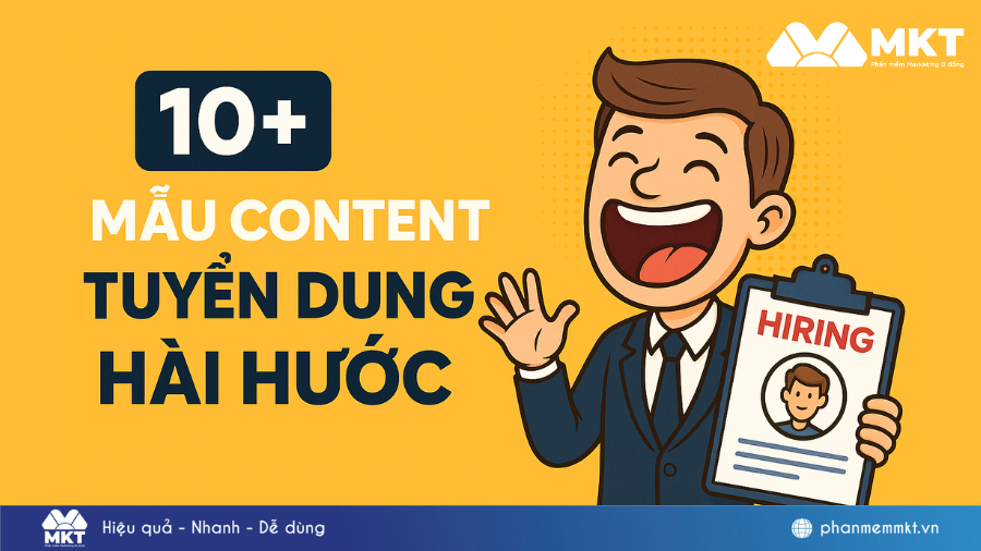 10+ mẫu content tuyển dụng hài hước