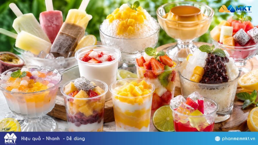 Mùa hè bán gì chạy nhất? 15+ Mặt hàng xu hướng dễ bán, nhanh ra đơn 9 Đồ ăn vặt lạnh