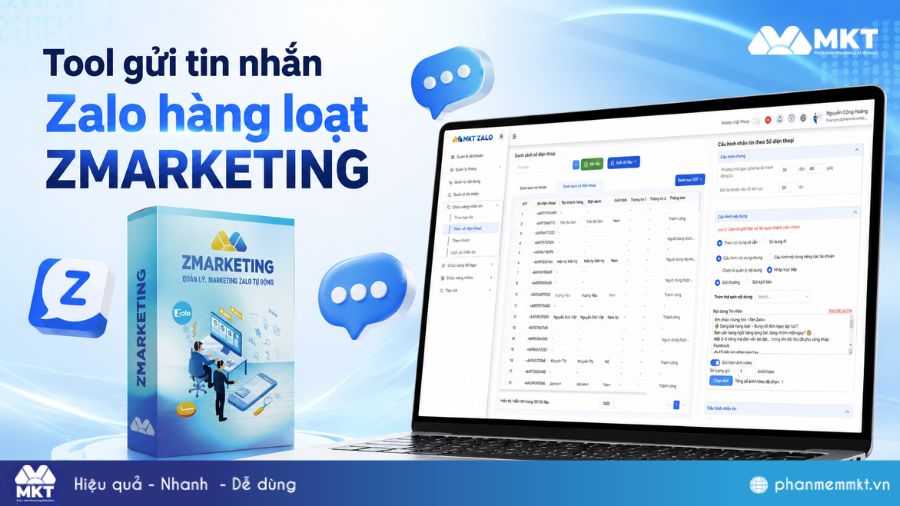 Top 10 phần mềm gửi tin nhắn Zalo hàng loạt hiệu quả 2 Tool gửi tin nhắn Zalo hàng loạt - Zmarketing