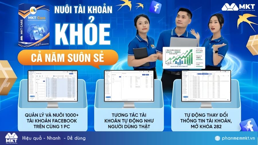 Phần mềm Marketing Facebook - MKT Care Phần mềm Marketing Automation