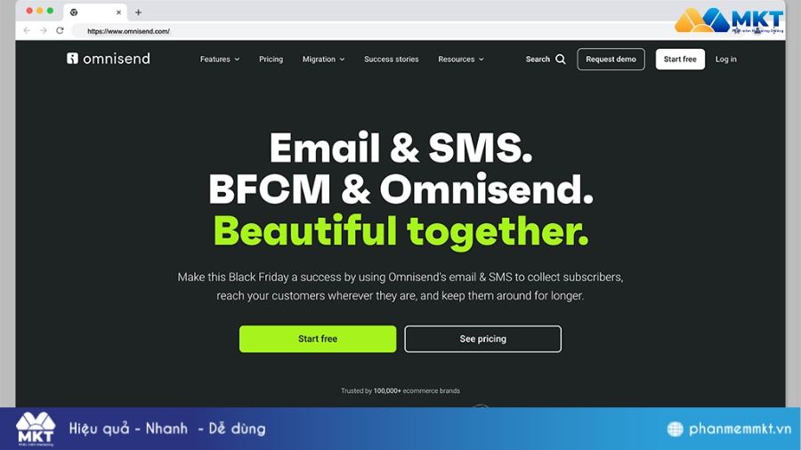 Phần mềm quản lý Marketing Omnisend & Ontraspot Phần mềm Marketing Automation