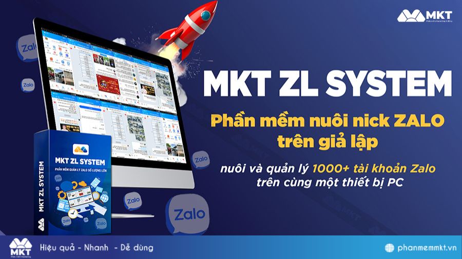 Phần mềm quản lý nhiều tài khoản zalo - MKT Zalo
